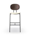 Piet Hein Bar Chair Black Edition Without Armrest by Sibast