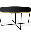 Array Coffee Table Round Black by Gus Modern