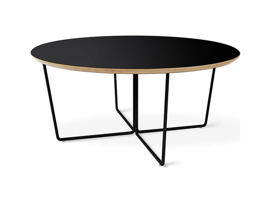 Array Coffee Table Round Black by Gus Modern