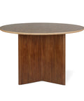 Round Walnut Dining Table by Gus* Modern