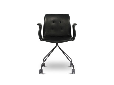Primum Chair w/Arms on Casters by Bent Hansen