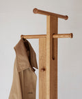 Foyer Coat Stand, White Oak by Form & Refine