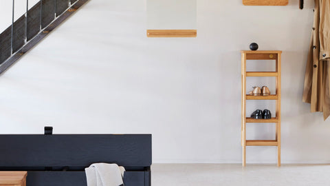 a line shoe rack by form and refine