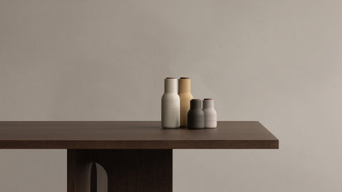 Minimalist Bottle Grinders by Audo Copenhagen