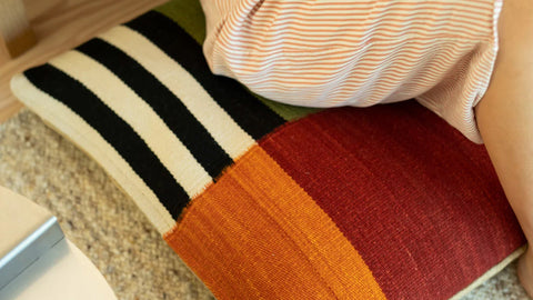 Eclectic Throw Pillow in Mid Century Modern Style by Mark Krebs