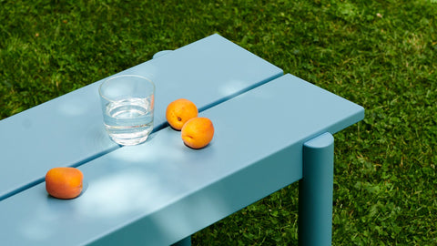 Linear Steel Outdoor Bench by Muuto