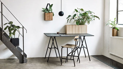 Squarely Self Watering Scandinavian Planter Pot