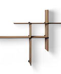 Up The Wall Shelf, Walnut by Bent Hansen Danish Furniture Shelving