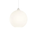 medium wohlert white pendant designed by Vilhelm Wohlert for Louis Poulsen