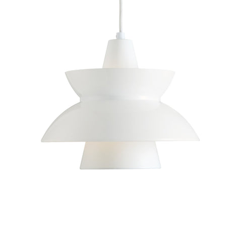 doo wop white lighting pendant designed by louis poulsen