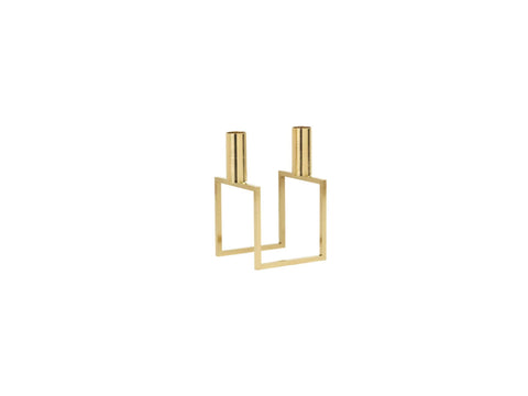 brass decorative candle holder designed by mogens lassen for audo copenhagen