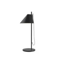 yuh table lamp in all black by louis poulsen