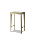No 1 Side Table, Oak Soap - White Marble by Sibast