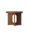 androgyne side table in walnut designed by Danielle Siggerud for audo copenhagen