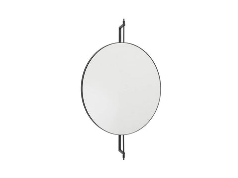 Rotating Mirror, Black by Kristina Dam Studio