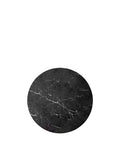 Audo Copenhagen Androgyne Side Table, Tabletop Table, Wide in Nero Marquina Marble, packshot on white