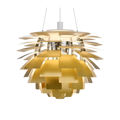 PH Artichoke designed by poul hennginsen for Louis poulsen in brass