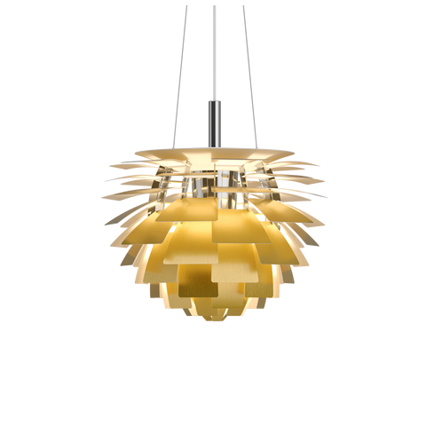 PH Artichoke designed by poul hennginsen for Louis poulsen in brass