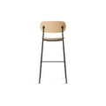 Audo Copenhagen Co Bar Chair, Non-Upholstered in Natural Oak, packshot on white