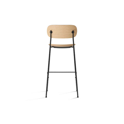 Audo Copenhagen Co Bar Chair, Non-Upholstered in Natural Oak, packshot on white