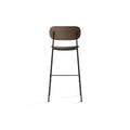 Audo Copenhagen Co Bar Chair, Non-Upholstered in Dark Stained Oak, packshot on white