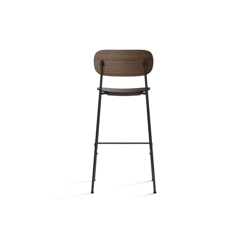 Audo Copenhagen Co Bar Chair, Non-Upholstered in Dark Stained Oak, packshot on white