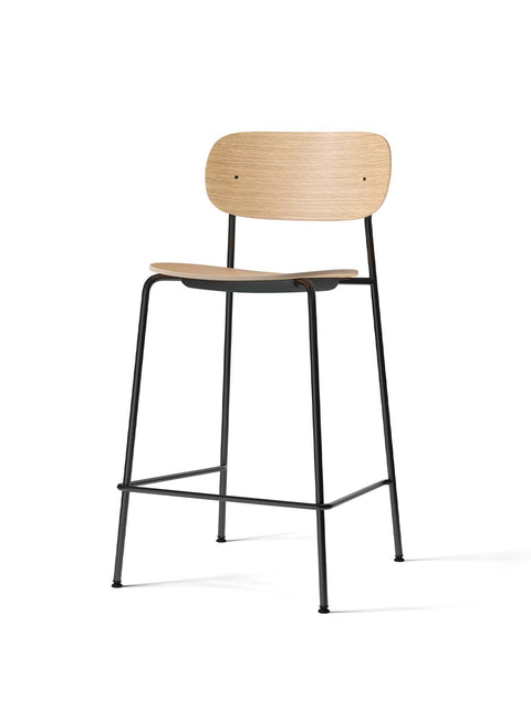 Audo Copenhagen Co Counter Chair, Non-Upholstered in Natural Oak, packshot on white