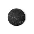 Audo Copenhagen Androgyne Side Table Tabletop in Nero Marquina Marble, packshot on white