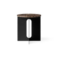 Audo Copenhagen Androgyne Side Table Tabletop in Emperador Marble, packshot on white