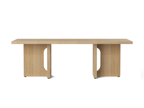 androgyne lounge table finished in solid natural oak and designed by Danielle Siggerud for audo copenhagen