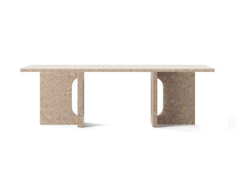 androgyn lounge table in kunis brescia marble designed by Danielle Siggerud for audo copenhagen