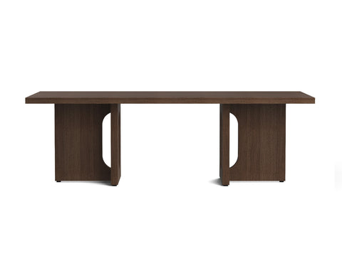 androgyne lounge table in dark stained oak designed by Danielle Siggerud for audo copenhagen