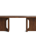 androgyne lounge table in walnut designed by Danielle Siggerud for audo copenhagen