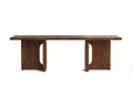 androgyne lounge table in walnut designed by Danielle Siggerud for audo copenhagen