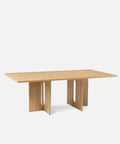 oak Androgyne Dining Table designed by Danielle Siggerud for Audo Copenhagen