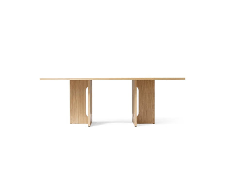 oak Androgyne Dining Table designed by Danielle Siggerud for Audo Copenhagen