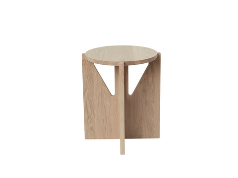 Japandi style stool by Kristina Dam Studio