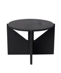 Danish Sculptural Coffee Table in Black