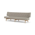 Audo Copenhagen Radiohus Sofa, 3-Seater in Natural Oak with Re-wool 218, packshot on white