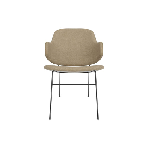 Audo Copenhagen Penguin Lounge Chair, Fully Upholstered in Audo Bouclé 02, packshot on white