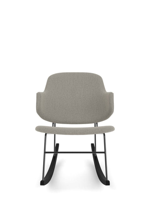 Audo Copenhagen The Penguin Rocking Chair, Fully Upholstered in a styled interior