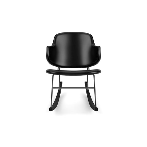 Audo Copenhagen The Penguin Rocking Chair, Fully Upholstered in Aida 1618, packshot on white