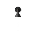 Audo Copenhagen Cast Sconce Lamp w/Diffuser in With Diffuser, Dimmable, packshot on white