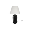 Audo Copenhagen Torso Table Lamp in Black, packshot on white