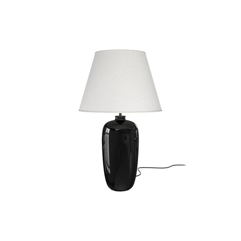Audo Copenhagen Torso Table Lamp in Black, packshot on white