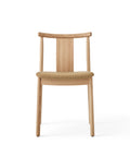 natural oak Merkur Dining Chair with audo boucle 06 fabric designed by Skogstad & Wærnes for audo copenhagen