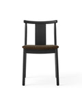 black oak Merkur Dining Chair with hallingdal 370 fabric designed by Skogstad & Wærnes for audo copenhagen