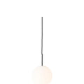 Audo Copenhagen TR Bulb Pendant in Polished Steel, packshot on white