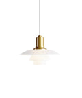 Brass metallised designed by Poul Henningsen for Louis Poulsen