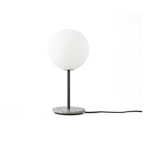 Audo Copenhagen TR Bulb Table Lamp in Grey Marble, packshot on white